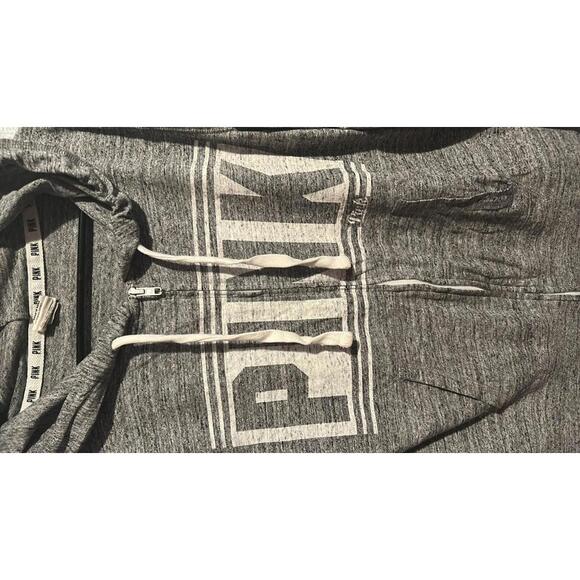 Grey Pink Victoria Secret Hoodie - Picture 2 of 8